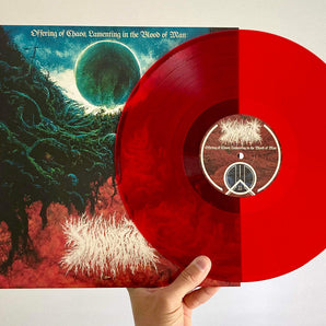 Swampbeast - Offering of Chaos, Lamenting in the Blood of Man LP (Blood Red Vinyl) (MARKDOWN)