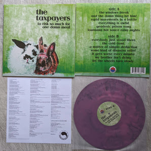 The Taxpayers - To Risk So Much For One Damn Meal (2010) LP (random color vinyl)