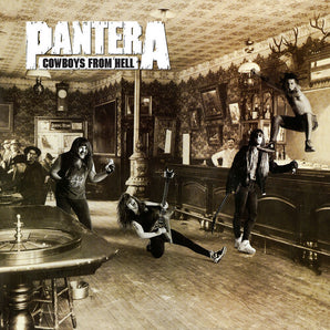 Pantera - Cowboys From Hell LP (White & Brown Marbled Vinyl)