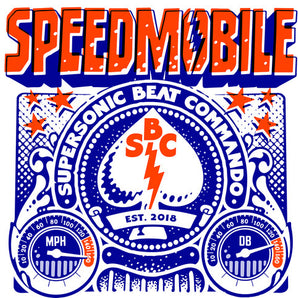 Speedmobile - Supersonic Beat Commando LP (180g, Crystal clear Vinyl) (MARKDOWN)