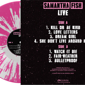 Samantha Fish - Live LP (Pink Splatter Vinyl)