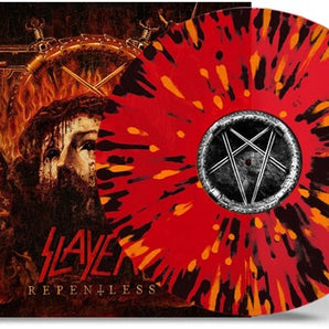 Slayer - Repentless LP (Transparent Red w/ Orange & Black Splatter Vinyl) (MARKDOWN)