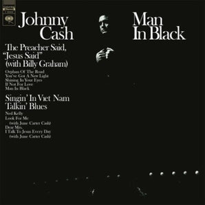 Johnny Cash - Man In Black LP (180g Clear Vinyl - Music On Vinyl)