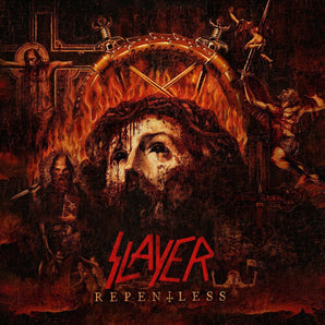 Slayer - Repentless LP (Translucent Orange/Yellow/Black Splatter Vinyl) (MARKDOWN)