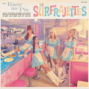 The Surfrajettes - Easy As Pie LP (Key Lime Vinyl)