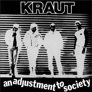 Kraut - An Adjustment to Society LP (Black w/ White Splatter Vinyl) (MARKDOWN)