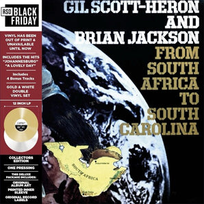 Gil Scott-Heron & Brian Jackson - From South Africa To South Carolina LP (Gold And white Vinyl) (RSDBF2024)