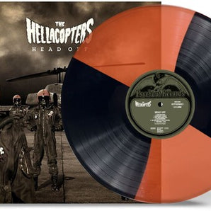 The Hellacopters - Head Off LP (Orange Black Quad Split Vinyl)