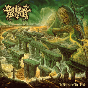 Sentient Horror - In Service To The Dead LP (Yellow Vinyl)