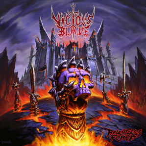 Vicious Blade - Relentless Force LP (Purple Mistress Vinyl)