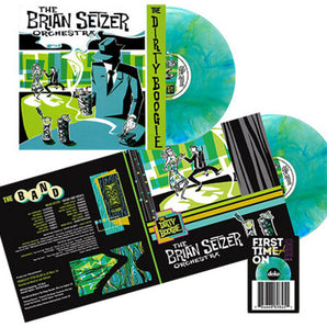 The Brain Setzer Orchestra - The Dirty Boogie LP (Blue And Green Marble Vinyl)