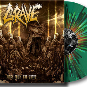 Grave - Back From The Grave LP (Green Splatter Vinyl)
