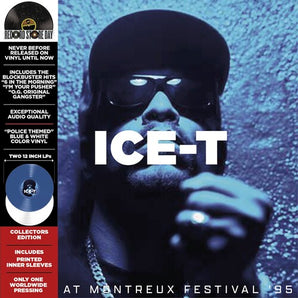 Ice T - Live at The Miles Davis Hall: Montreux 1995 LP (White And Blue Vinyl) (RSD2025) (MARKDOWN)