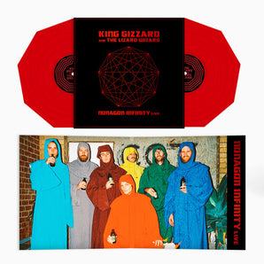 King Gizzard & The Lizard Wizard - Nonagon Infinity Live 2LP (Nonagon Shaped Red Vinyl)