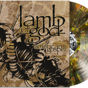 Lamb Of God - New American Gospel LP (Clear Black w/ White & Gold Splatter)
