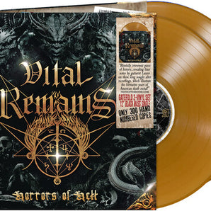 Vital Remains - Horrors of Hell LP (Damnation Gold Vinyl)