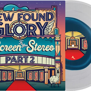 New Found Glory -  From The Screen To Your Stereo: Part 2 LP (Blue In Clear Vinyl)