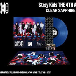 Stray Kids - Karma LP (Clear Sapphire Vinyl)