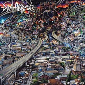 Deathgrave - It's Only Midnight LP (Blue with clear smoke) (MARKDOWN)