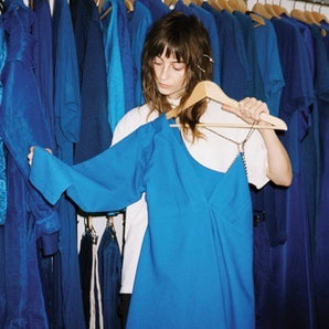 Faye Webster - Underdressed At The Symphony LP (Blue with White Bullseye Vinyl)