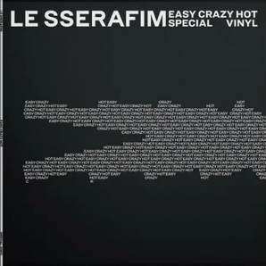 Le Sserafim -  Easy Crazy Hot LP (Indie Exclusive, Carbon Black Vinyl w/ Booklet, Sticker, Posters, & Photocards)