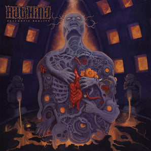 Rat King - Psychotic Reality LP (Clear w/Purple & Orange Splatter) (MARKDOWN)