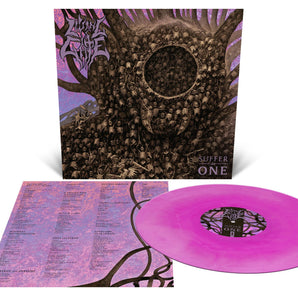 Living Gate - Suffer As One LP (Neon Violet and Bone White Galaxy Effect Merge Vinyl) (MARKDOWN)