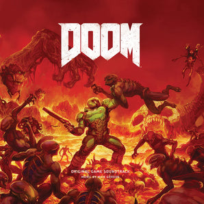 DOOM (2016) (Mick Gordon) - Soundtrack 2LP (Red Vinyl)