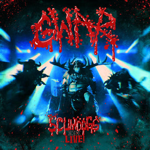 GWAR - Scumdogs XXX Live 2LP (Blue Marble Vinyl) (MARKDOWN)