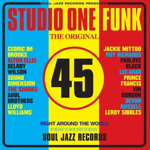 Soul Jazz Records presents - STUDIO ONE FUNK (RED VINYL) 2LP (MARKDOWN)
